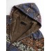 M-5XL Floral Print Fleece Thicken Hooded Long Sleeve Vintage Coats