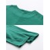 Casual Women Cotton Patchwork Pocket T-Shirts