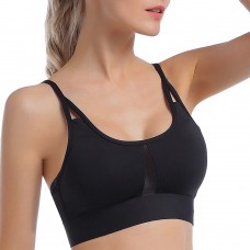 KISSLACE Wire Free Full Cup Breathable Women Sports Bra