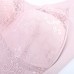 Plus Size Seamless Lace Back Shaping Ultra Thin Vest Crop Bra